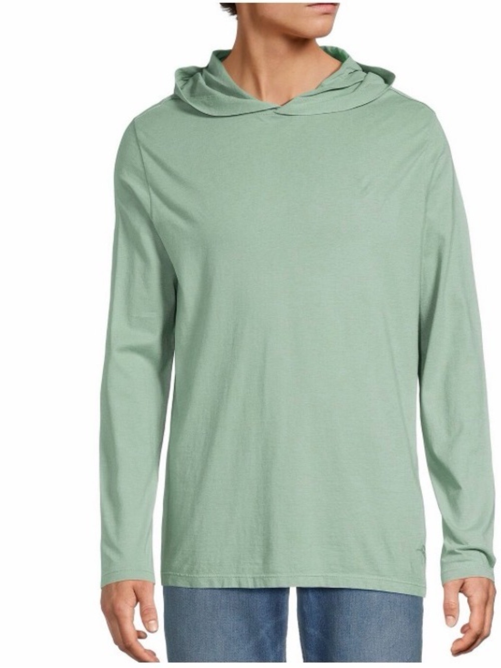 Tommy Bahama Men's Sage Green Hooded Long-Sleeve Tee